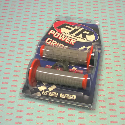 Lock On Grip Set 50 65 KTM Husq, Half Waffle Soft Grey/orange, Odi Style, FIR
