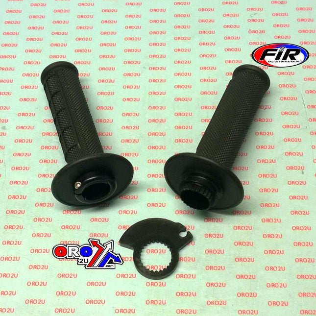 Lock On Grip Set KTM Husq Honda, Half Waffle Soft Black, Odi Style, FIR