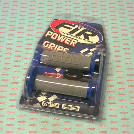 Lock On Grip Set KX RM YZ, Half Waffle Soft Grey/blue, Odi Style, FIR