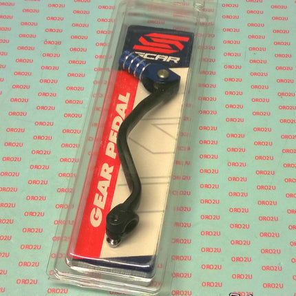 Gear Shift Lever Black Blue Tip 99-26 Yamaha YZ 65 85 Forged Aluminium Scar GSL408