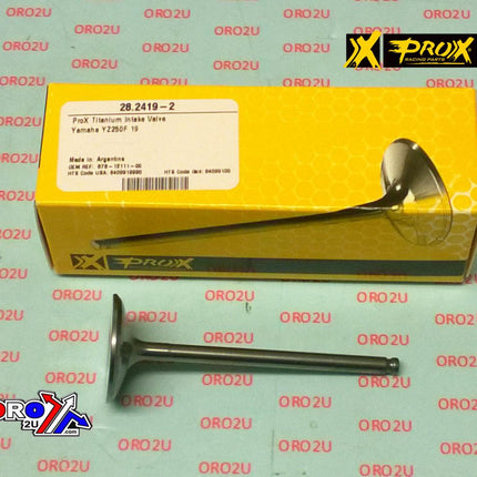 Valve Intake Titanium YZF250 2019-2025, Prox 28.2419-2, Yamaha