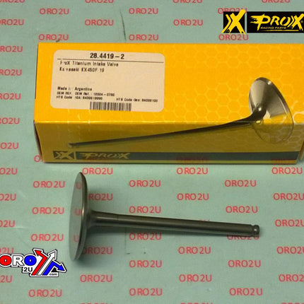 Valve Intake Titanium Kxf 450 2019, Prox 28.4419-2, Kawasaki