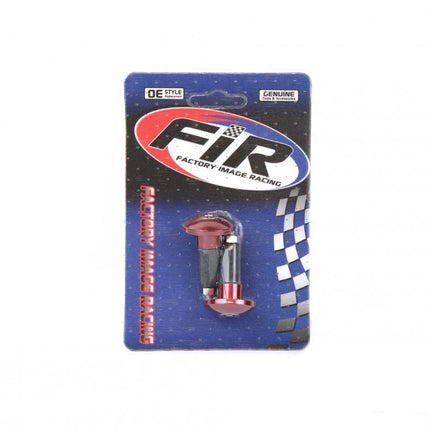 Red Handlebar Bar Plug Ends For 13.5mm - 14mm ID Bore Cnc Aluminium