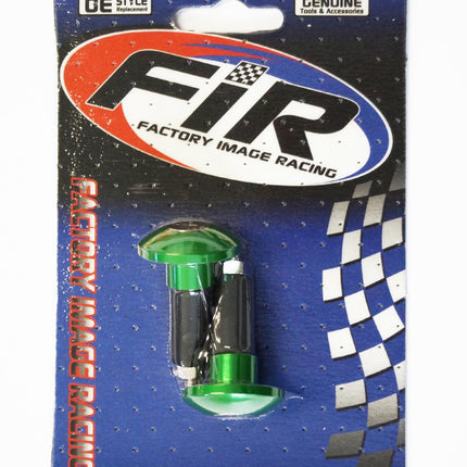 Green Handlebar Bar Plug Ends For 13.5mm - 14mm ID Bore Cnc Aluminium