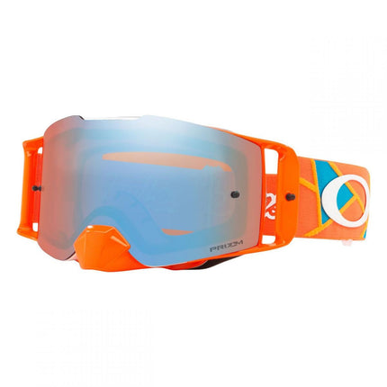 Oakley Front Line Troy Lee Design, Oa OO7087-28, Metric, Red/orange, Sapphire Iridium Lens