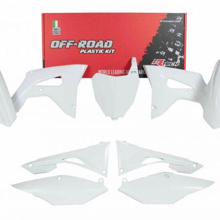 Plastic Kit We CRF250R 19-21 / CRF450R 19-20, Rtech R-KITCRF-BN0-519, White