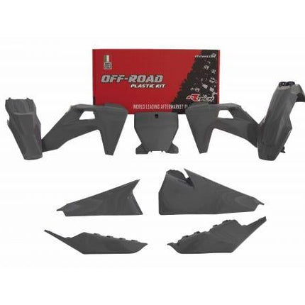 Plastic KIT/6 2019-22 Tc/fc, Quantum Grey, Rtech R-KITHSQ-GR0-599