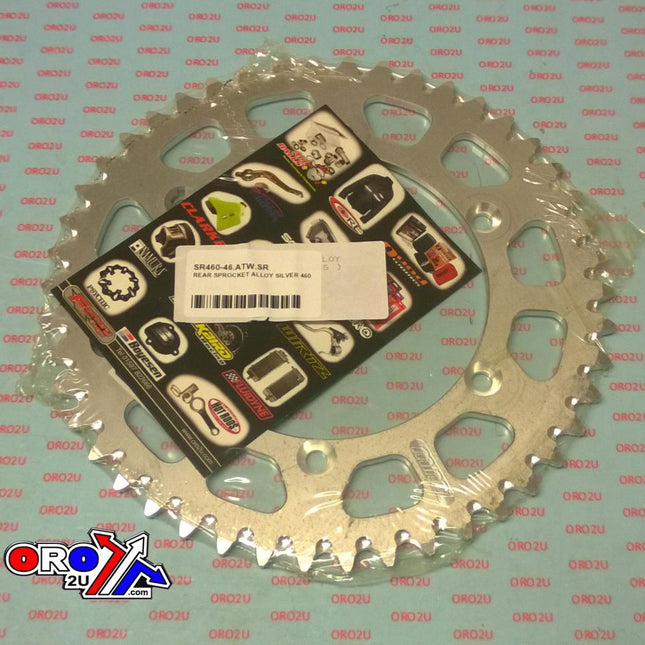 Mino Rear Sprocket Alloy Silver 460, 25-61246 Silver
