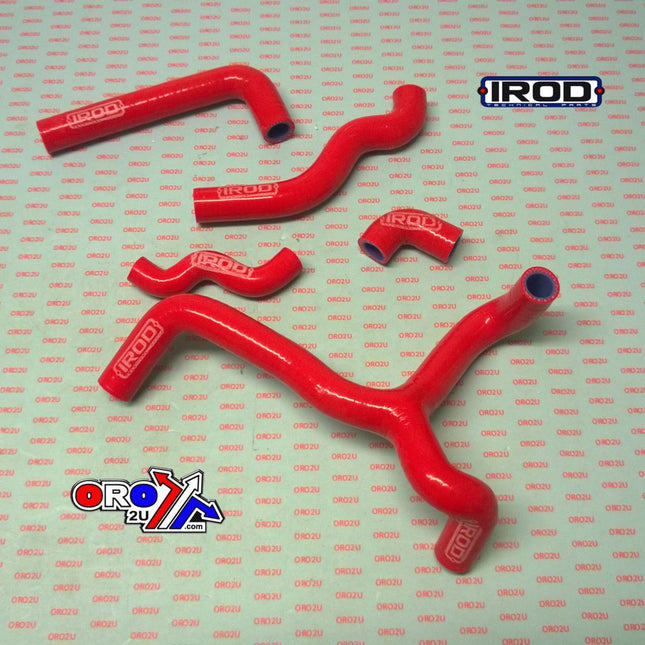 Hose Y Kit 5pcs Beta 350/390/430/490 Rr, Silicone Radiator Red 010110, Irod
