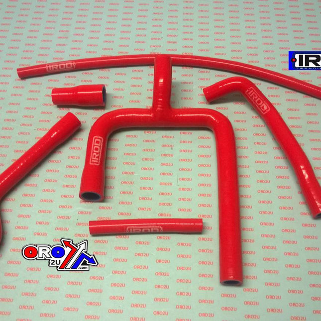 Hose Y Kit 5pcs Gasgas 200/250/300 18-20, Silicone Radiator Red 010111, Irod