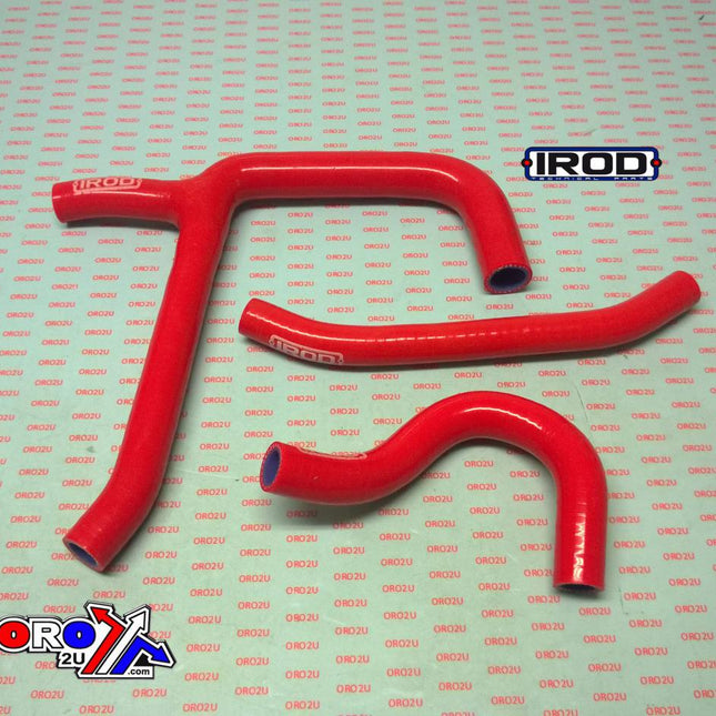 Hose Y Kit 3pcs Honda CRF250 16-17, Silicone Radiator Red 010099, Irod