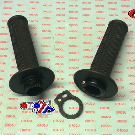 Lock On Grip Set CRF 150 R, Half Waffle Soft Black, Odi Style, FIR