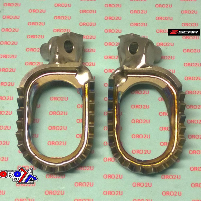 Titanium Footpegs Anti-mud 97-26 Alta Fantic Yamaha Redshift Xe Xx Xef Xxf YZ WR Tenere Scar S1516AM