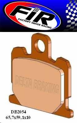 Brake Pads Mineral Organic M DB2054-M1