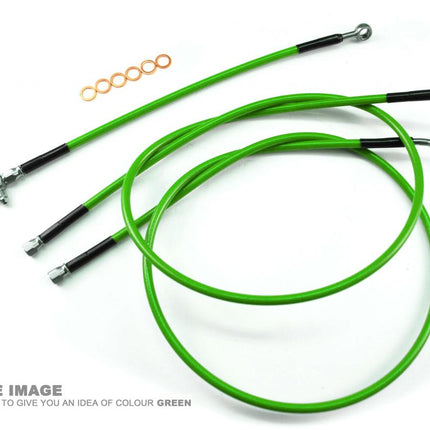Hose Rear Brake Green / Blk YFZ350 Banshee 1990-2006