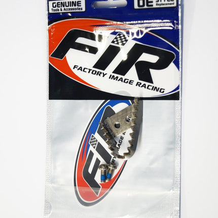 KTM Titanium Brake Pedal Tip, Wider Than OEM Step Plate/tip, FIR