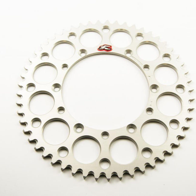 Rear Sprocket Alloy Renthal, Ultralite 112U-520-53GESI Silver, 112U-520-53GRSI