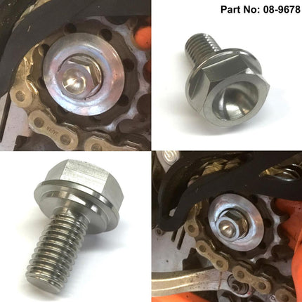 Titanium Front Sprocket Bolt, 59033034044 KTM Hus / M10x1.5mm