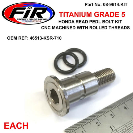Honda GR5 Rear Brake Pedal Bolt Kit, Titanium 46513-KSR-710 46513KSR710