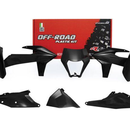 Plastic KIT/6 2020-23 Exc/exc-f Black, Rtech R-KITKTM-NR0-520