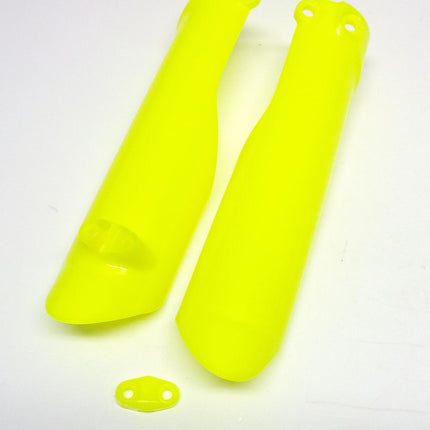 Lower Fork Guards 19-25 KTM SX65, TC65 19-25, Neon Yellow, Rtech R-PSKTMGF1965