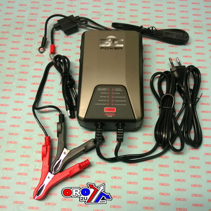 SC38 Battery Charger 6V 12V Lead Lithium Battery Charger 3,8A, !!!*** Eu Socket ***!!! Ps SC38