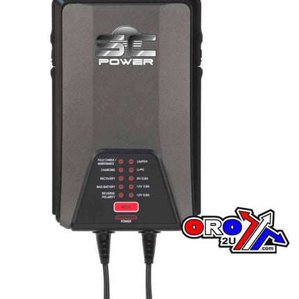 SC38 Battery Charger 6V 12V Lead Lithium Battery Charger 3,8A, !!!*** Eu Socket ***!!! Ps SC38