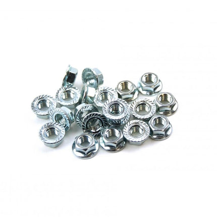 M5 x 0.80mm Flange Nut, Pack Of 20