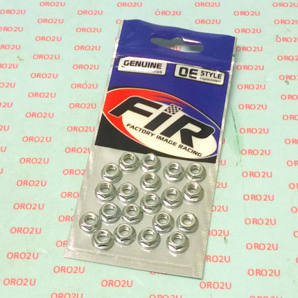 M5 x 0.80mm Flange Nut, Pack Of 20