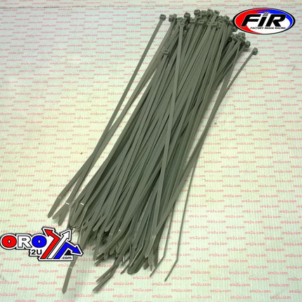 Nylon Cable Zip Ties - Silver, 370mm x 4.8mm - Pack Of 100