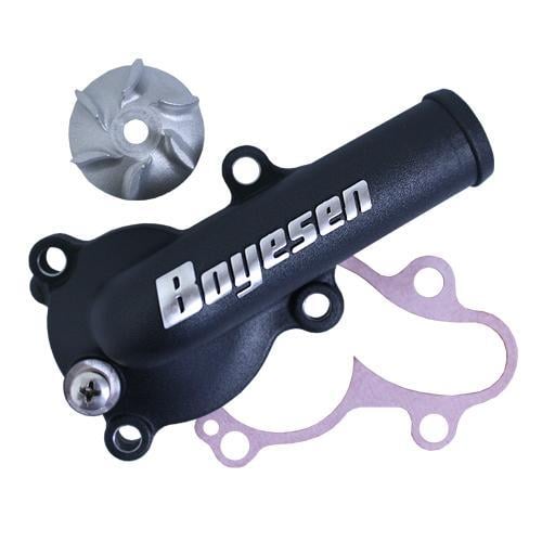 Water Pump Cover 2019-23 KX 450 F, Supercooler Boyesen WPK-18CB, Black