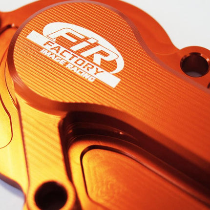Water Pump Cover 18-20 KTM 85 Sx, FIR ASWPC-04, Billet Alloy Orange, 47235052000 OEM Fitment
