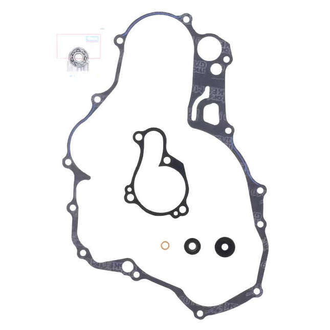 Water Pump Gasket Kit Wr/yz/xef 450 18-22, Athena P400485475012 Yamaha/fantic With Bearing