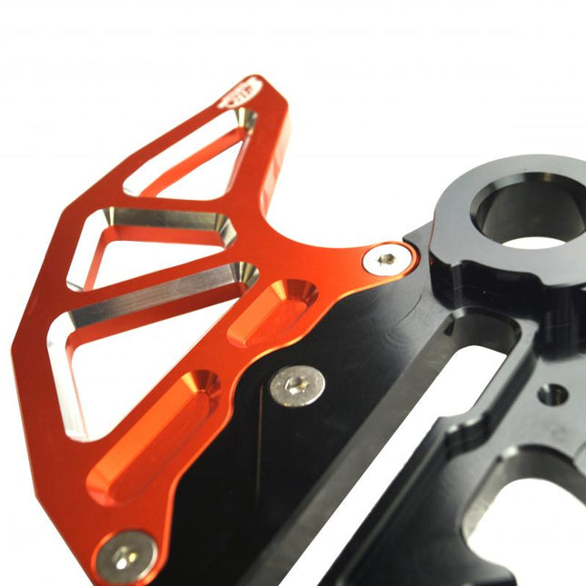 KTM Husq Rear Disc Guard, FIR ASRDG-04, Orange, W/caliper Mount, 78913975144