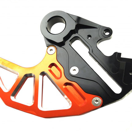KTM Husq Rear Disc Guard, FIR ASRDG-04, Orange, W/caliper Mount, 78913975144