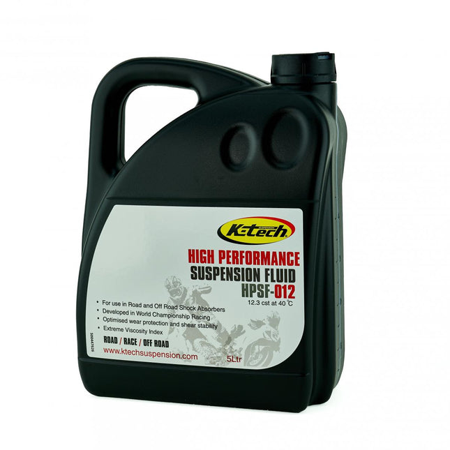 High Performance Shock Oil 2.5wt, K-tech 255-000-012-05, HPSF-012, 5 Litre, Absorber Fluid