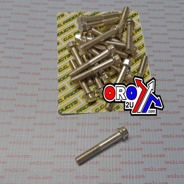 M8 x 50mm FLANGE BOLT, PACK OF 20, 10mm HEX