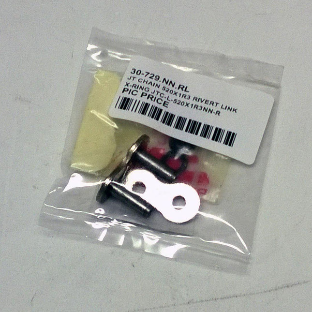 Drive Chain Rivet Link X-ring 520X1R3 Nickel JTCL520X1R3NNR