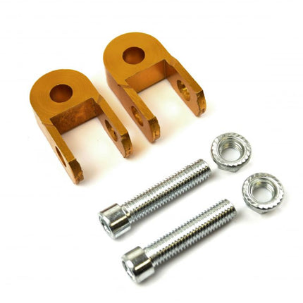 Shock Absorber High Extension Riser Kit With Bolt Hardware, Gold