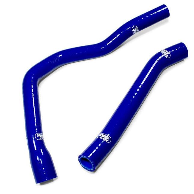 Coolant Hose 2 Piece Kit Blue 19-26 Yamaha 85 YZ Samco Sport YAM-90-BU