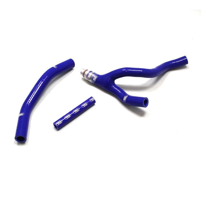 Coolant Hose 3 Piece Kit Blue 15-19 Yamaha 250 WR F YZ Fx Samco Sport YAM-72-BU