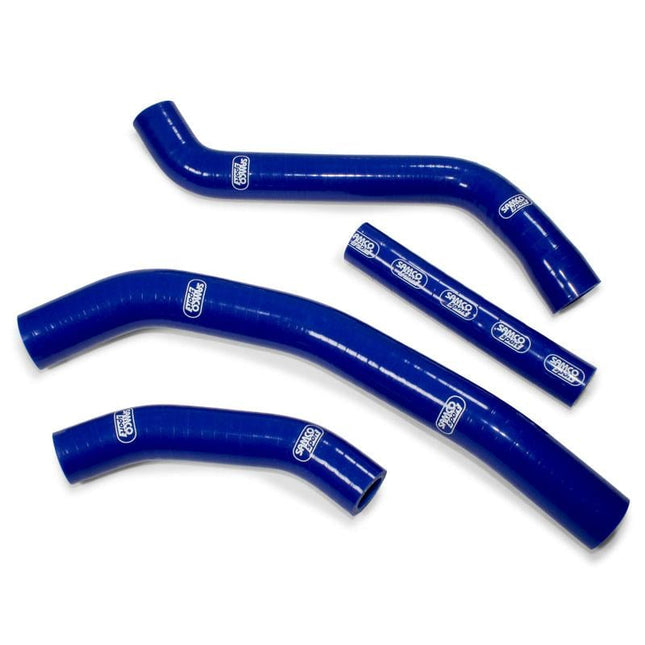 Coolant Hose 4 Piece Kit Blue 19-23 Yamaha 250 WR YZ F OEM Design Samco Sport YAM-91-BU