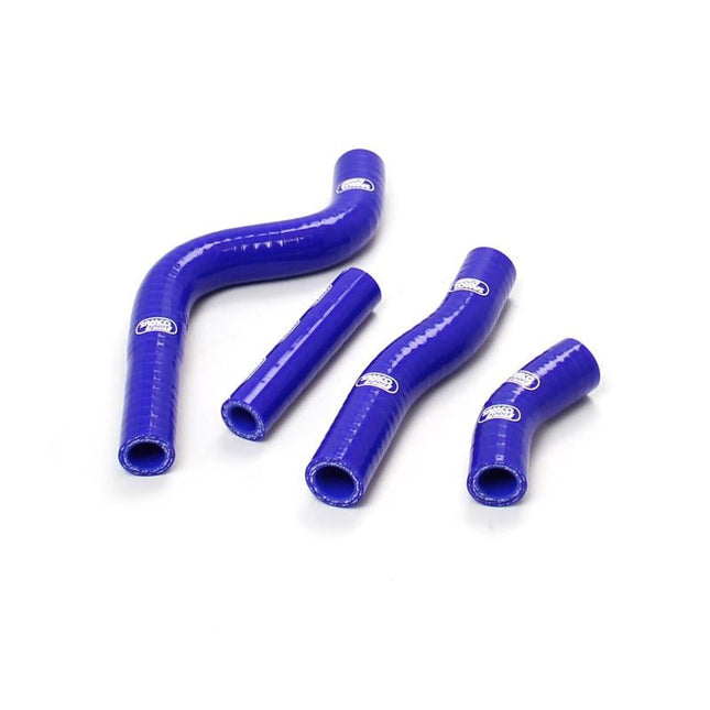 Coolant Hose 4 Piece Kit Blue 12-15 Yamaha 450 WR F Samco Sport YAM-59-BU