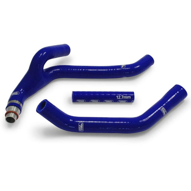 Coolant Hose 3 Piece Kit Blue Yamaha 450 WR YZ F 'y' Race Design Samco Sport YAM-86-BU