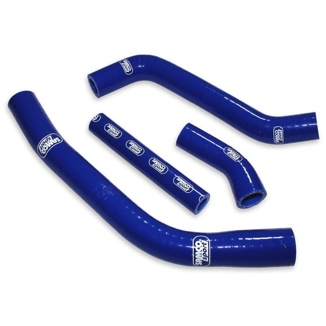 Coolant Hose 4 Piece Kit Blue 10-13 Yamaha 450 YZ F Samco Sport YAM-47-BU