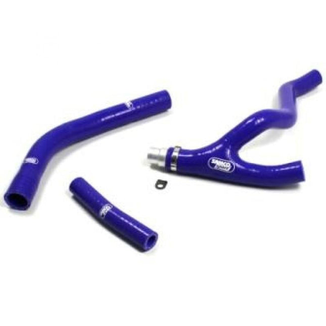 Coolant Hose 4 Piece Kit Blue 14-17 Yamaha 450 YZ F 'y' Race Design Samco Sport YAM-65-BU