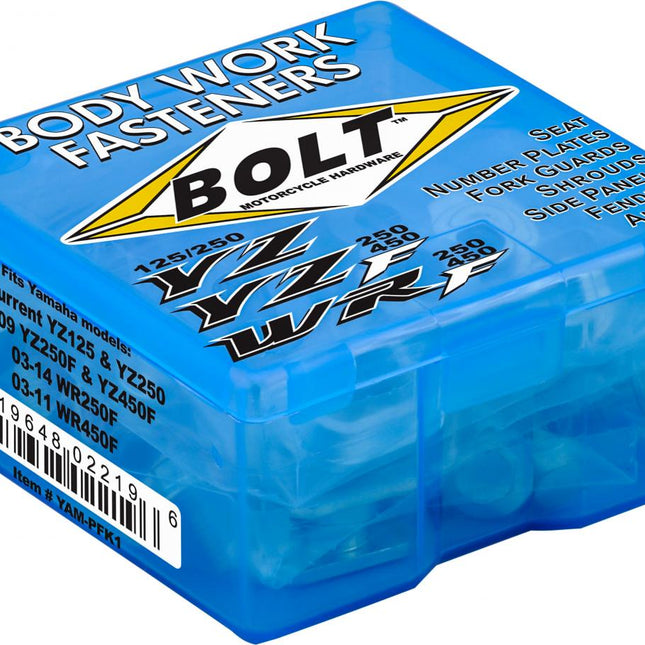 Plastic Bolt Kit Yzf/wrf, Bolt Hardware YAM-PFK1, YAM-0211120 YAM-0306024 YAM-0610024