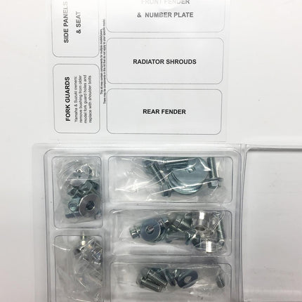 Plastic Bolt Kit CR 125/250/500 85-90, Bolt Hardware HON-8590101