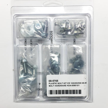 Plastic Bolt Kit CR 125/250/500 85-90, Bolt Hardware HON-8590101