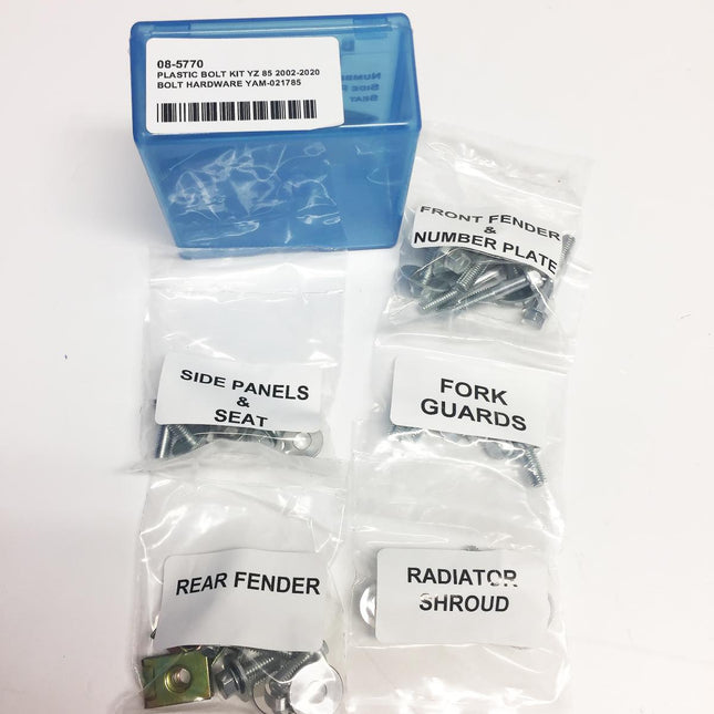 Plastic Bolt Kit YZ 85 2002-2020, Bolt Hardware YAM-021785